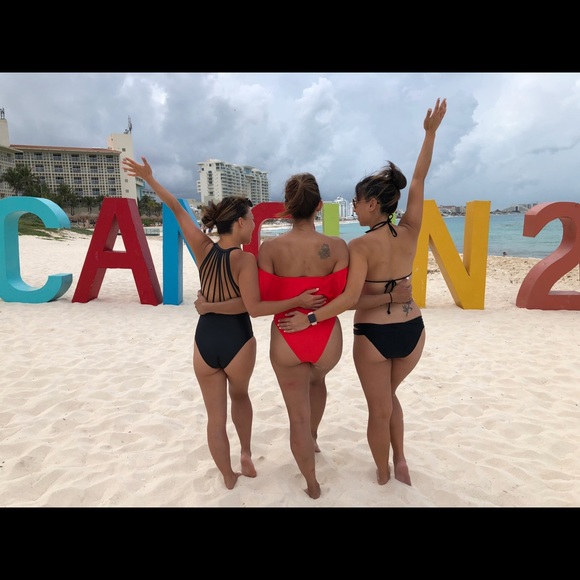 Black Spandex Swimsuit - Picture 2 of 3